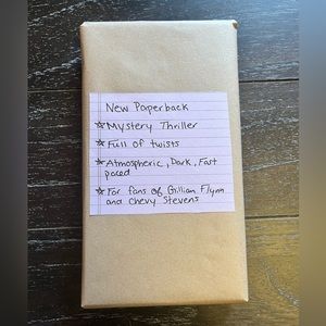 Blind Date With A Book - New mystery/thriller paperback